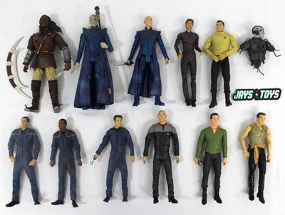 Lot of 11 Art Asylum Diamond Select 7'' Star Trek Figures