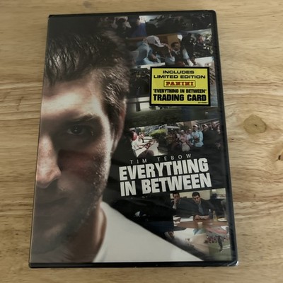 Tim Tebow: Everything in Between (DVD) Limited Edition Panini Trading Card - NEW