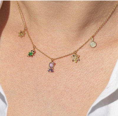 Girls Crew Rapunzel Necklace From Trunk Show Disney Parks New In Box