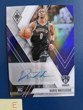 2023-24 Panini Phoenix Dariq Whitehead #PRA-DWH Nets Rookie RC AUTO /25 SSP