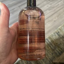 Philosophy Sweet Vanilla Fig Shampoo Shower Gel Bubble Bath 16 oz Sealed