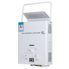 Portable 6L LPG Hot Water Heater Tankless Instant Boiler Camping Outdoor Shower