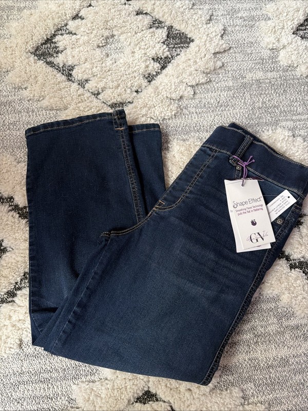 Gloria Vanderbilt Shape Effect Tummy Sculpt Boot Cut Jean Women SZ 8 Stretch NWT