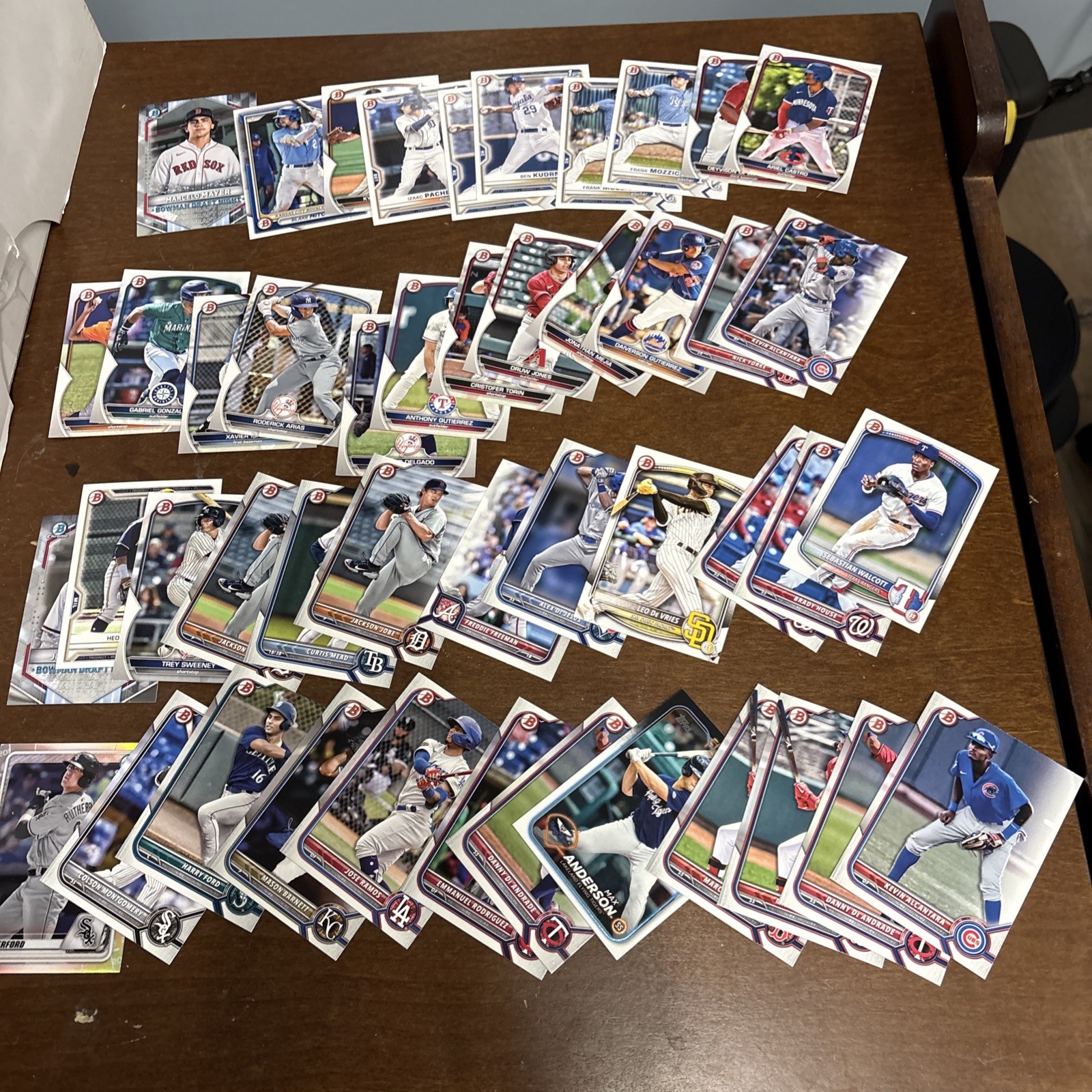 375+ Baseball Card Lot 2020-2026 Bowman Chrome Prospects, 1st, RC, Auto view 10