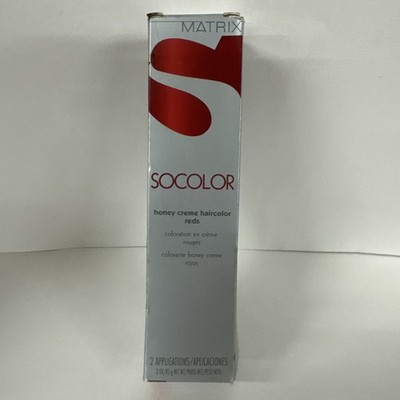Matrix Socolor honey creme hair color reds 6R Medium Red