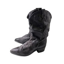 Vintage 90s Western Cowgirl Boots Rodeo Soft Slouchy Leather Southwest Country 7
