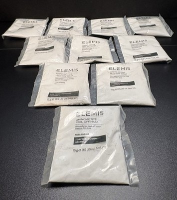 Lot of 10 Elemis Amino Active Mask Anti-Aging .05oz /15g x 10 with Free Shipping