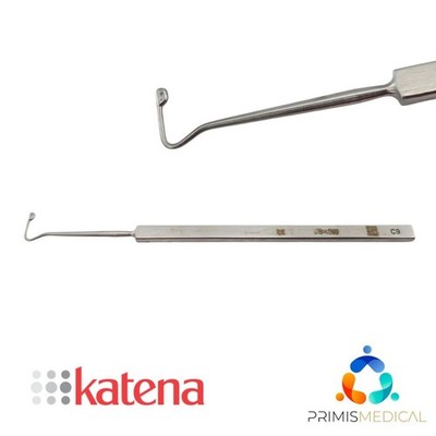 Katena K3-6810 Jameson Muscle Hook Large Ophthalmology 5-1/8''