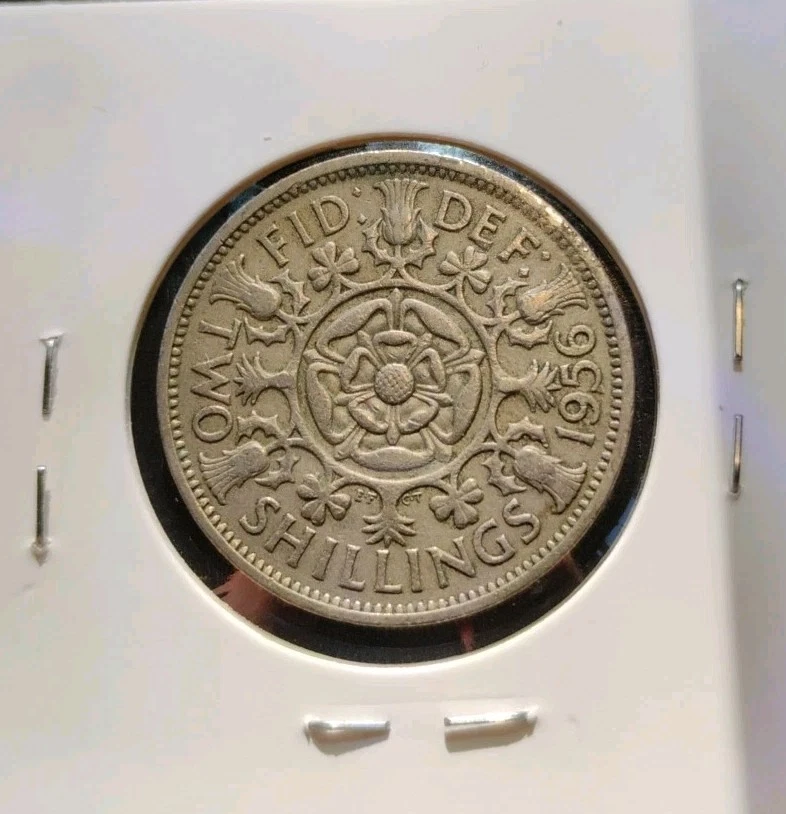 1956 Great Britain 2 Shilling Coin - Image 2 of 2