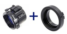 Rusan MAR Connector M52x0,75 + Klemmadapter 62mm