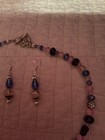 Artist Hypo Lamp-work Flowers, Variety Facet crystal necklace set — photo 7