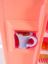 Vintage Barbie-Möbel Traum-Kühlschrank Mattel 80er Jahre wie abgebildet (18921)