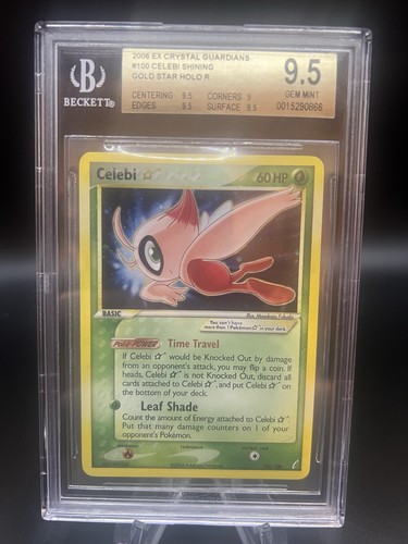Celebi ★ graded BGS 9.5 for sale on eBay