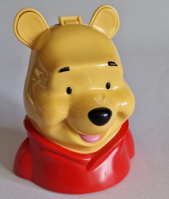 Vintage Disney Winnie the Pooh Kopf Spielset 1998 Bluebird Polly Pocket + 2 Fig
