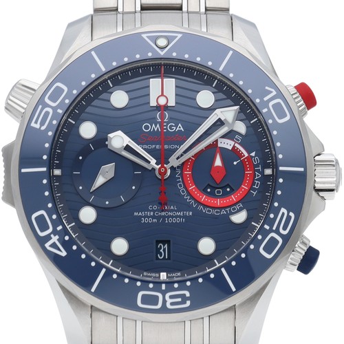 OMEGA Seamaster Diver 300M Co-Axial Chronograph 44mm America's Cup 210.30.44...
