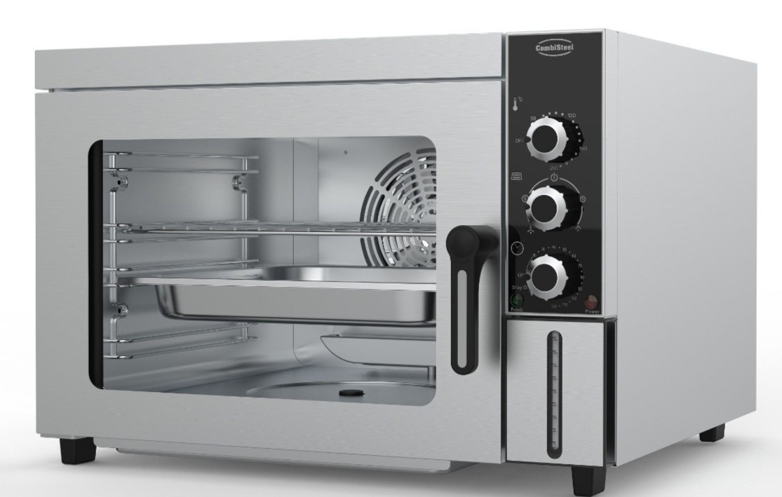 Kleiner Kombidämpfer Dämpfer mit Wassertank Heißluftofen 2500 Watt 230 Volt NEU