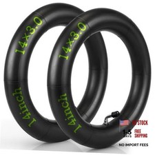 14x3.0 Inner Tube with Bent Valve Stem Compatible with 14 14x3.0 inner tubes