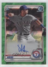2020 Bowman Chrome Sapphire Edition Prospect Green 18/50 Diosbel Arias Auto 1p5