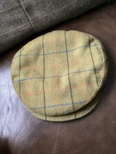 Joules Cap Size 6 7/8 Checked Wool Blend VGC