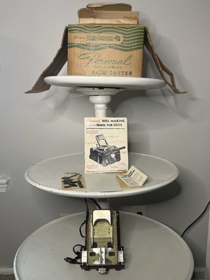 Vintage 1952 Sawyer s View-Master Personal Film Cutter Model A Box Manual Works