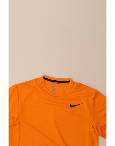 NIKE Womens Dri Fit T-Shirt Top UK 16 Large Yellow Polyester AG05 - 第 3/3 張圖片