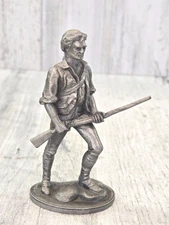 Hudson Pewter Minuteman Soldier PW Baston 1970