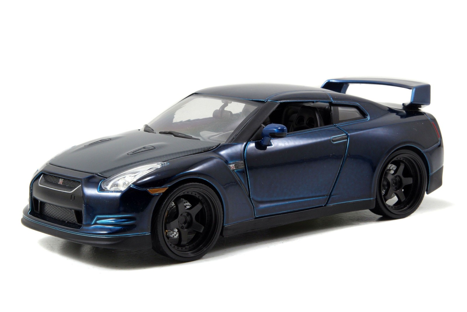 Nissan GT-R Blue 2009 Fast & Furious miniature de collection 1/24