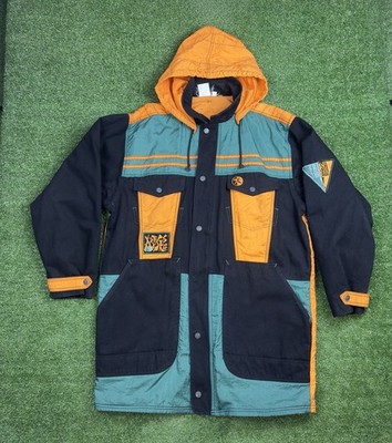 Vintage Fresh Threadz 80s Jacket Large Green Ski Jacket Streetwear Hip Hop