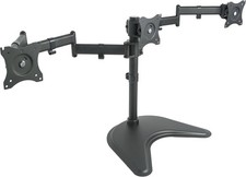 VIVO Triple Monitor Mount Fully Adjustable Desk Free Stand for 3 LCD Black