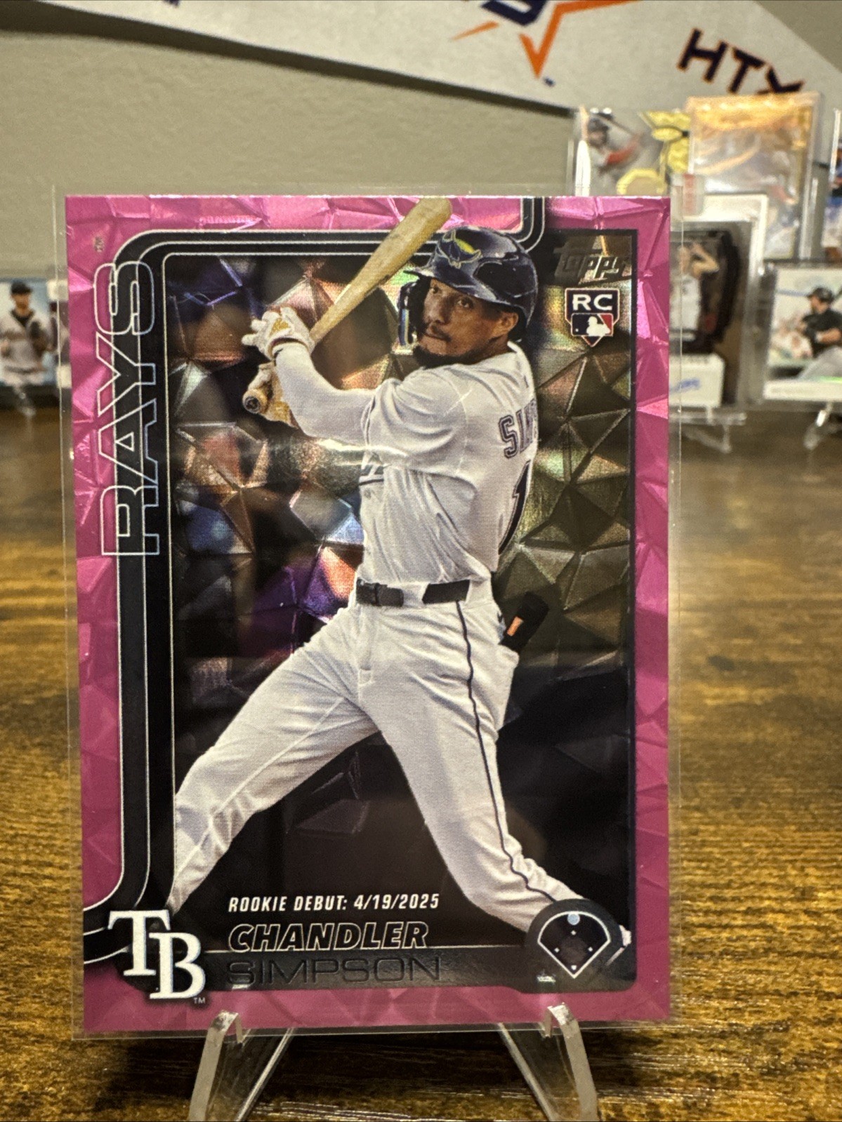 2025 Topps Update Chandler Simpson #US349  Pink Diamante Foil