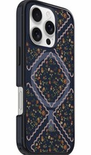 OtterBox iPhone 16 Pro Symmetry Series Clear Case - Floral Romance Blue