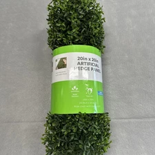 20"x20" Artificial Boxwood Mat Wall Hedge Decor Privacy Fence Panel Grass Green