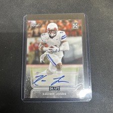 2020 Leaf Draft BA-XJ1 Xavier Jones AUTO RC Rookie SMU Mustangs