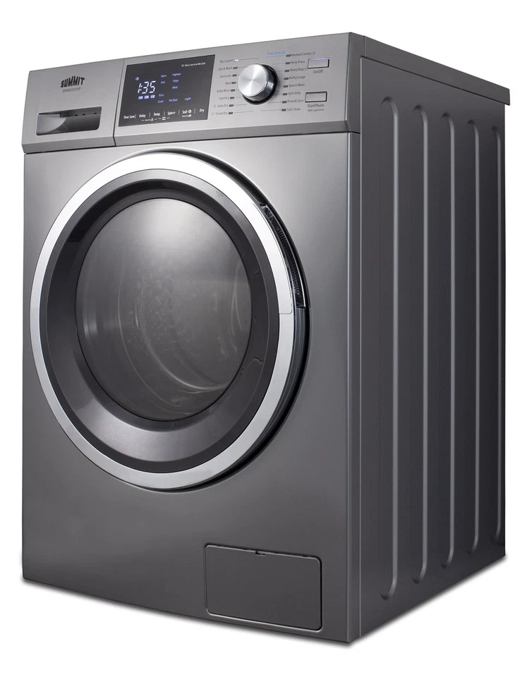 Summit SPWD2203 24"W 2.7 Cu. Ft. Combination Washer and Dryer - Platinum - Image 3 of 3