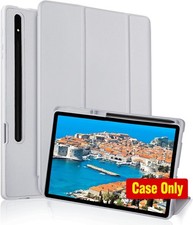 Case for Samsung Galaxy Tab S8 Plus 2022 12.4" with S Pen Holder, Slim Folio