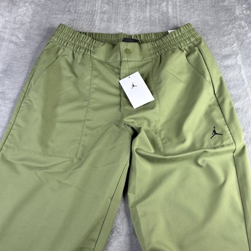 Nike Pants Women’s M Jordan Woven Jogger Tunnel DZ3375-340 Olive Green New $80