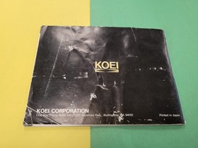 MANUAL ONLY Nobunaga's Ambition for Nintendo NES 