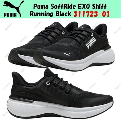 Puma SoftRide EXO Shift Running Schwarz 311723-01 Herren Gr.