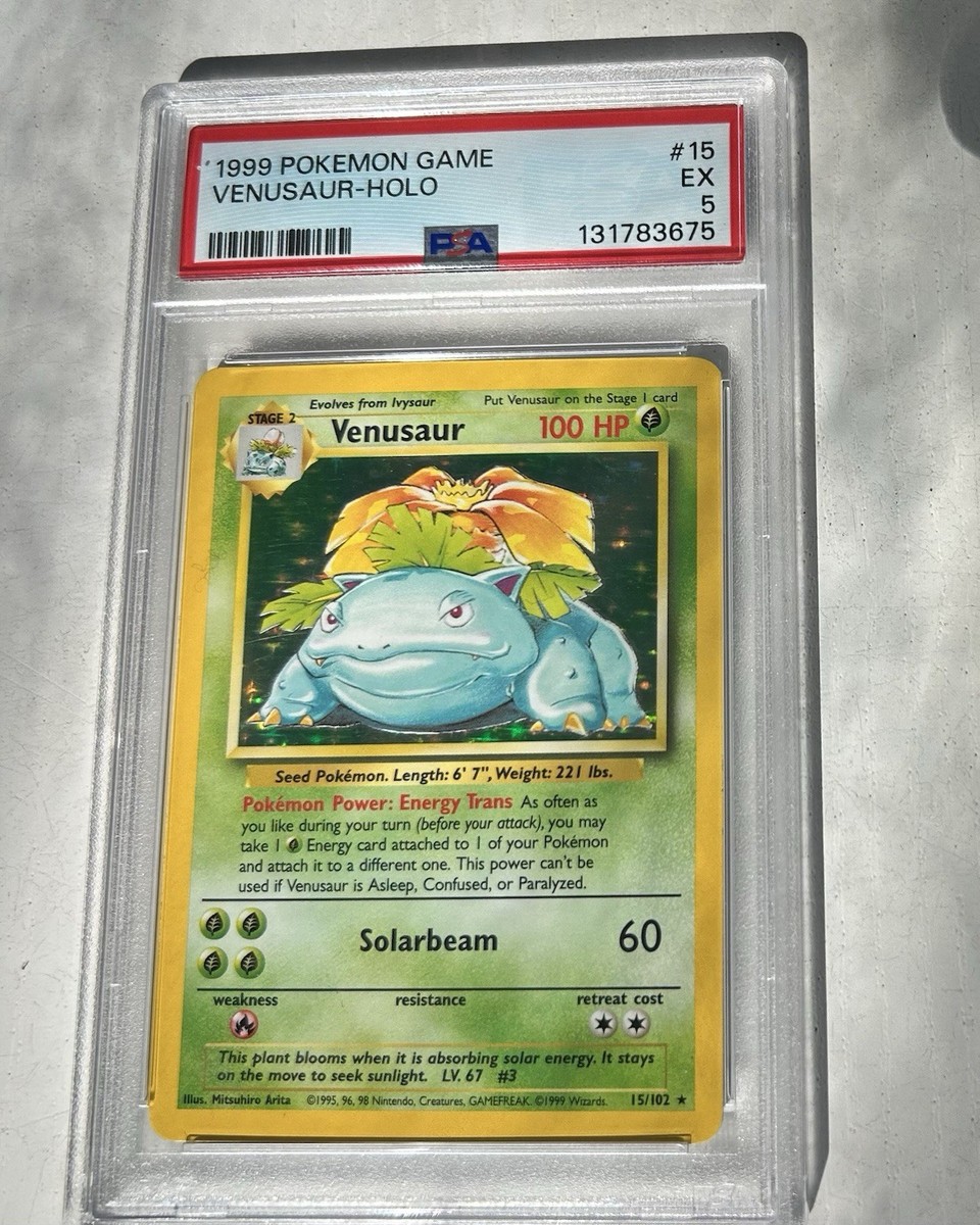 original venusaur pokemon card value Single Celebrations CLASSIC COLLECTION, Multicolor : Toys & Games the trusted official grading guarantees its condition Pokemon Classic Collection Venusaur Holo