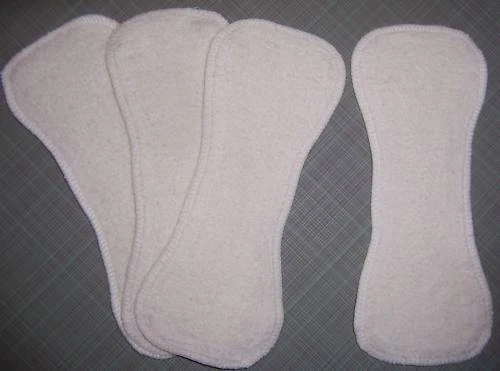 12 Newborn Hemp Organic Cotton Fleece Cloth Diaper Liners Doubler Kushies Soaker