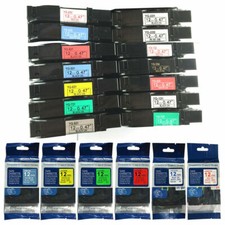 Label fits Brother TZ Label Tape Cartridge PTouch Printer 12mm / 9mm x 8m