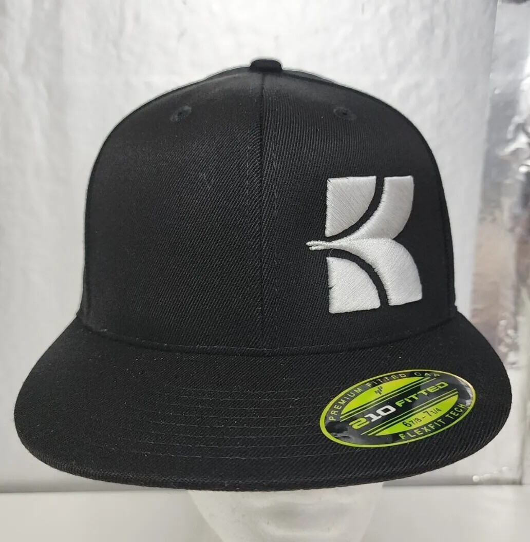 New 210 Fitted Krude Oil Field Drilling Rig Mens Black Hat S