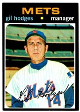 Gil Hodges 1971 Topps Card # 183 New York Mets (ex)  A