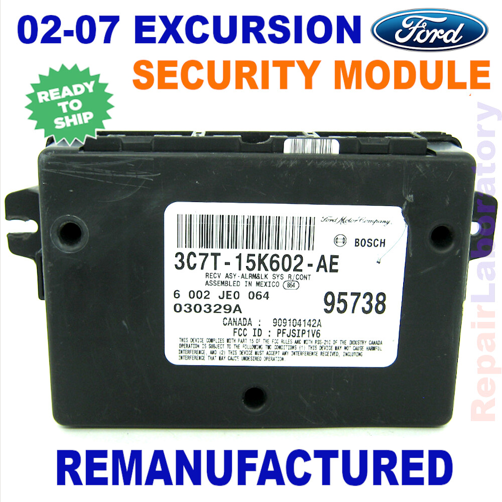 3c7t 15k602 Ae 03 Ford Super Duty Excursion Anti Theft Keyless Body Module Vin For Sale Online Ebay