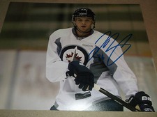 JOSH MORRISSEY SIGNED 8 X 10 MATTE PHOTO (4) WINNIPEG JETS PRINCE ALBERT RAIDERS