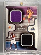 2001-02 Upper Deck - Game Jersey Combo Kobe Bryant, Kevin Garnett