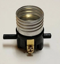 On/Off Push-thru Interior Lamp Socket E26 Medium Base 30683J