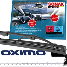 OXIMO Heckscheibenwischer hinten Nissan X-Trail T30 Wischer Wisch +SONAX-Tuch