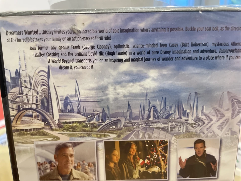 Tomorrowland - A World Beyond (DVD, 2015) Brand New And Sealed - Image 3 of 4