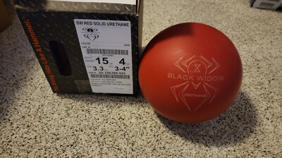 Hammer Black Widow Red Solid Urethane Overseas Bowling Ball | 15